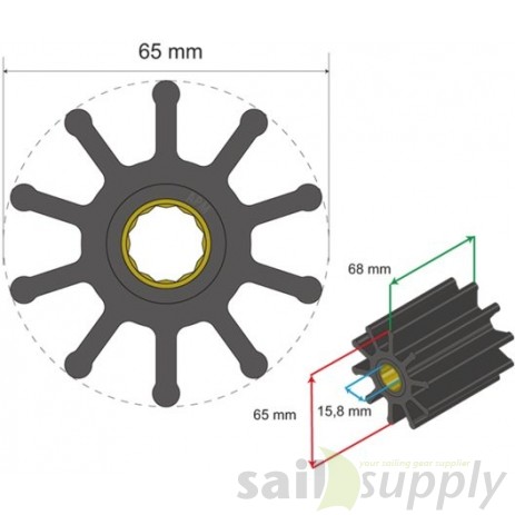 Albin Premium Impeller nr. 06-02-022