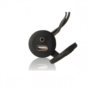 Fusion MS-CBUSB3.5 / USB+3.5mm AUX flushmount