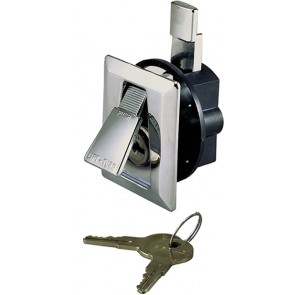 Perko Flush Lock & Latch 921 Chroom+2 Sleutels