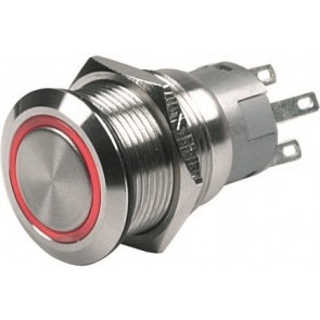 BEP schakelaar (on)/off 12v rood led