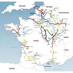 Plastimo navigatiekaart 8 Champagne-Ardenne - from Namur to St-Jean-de-Losne
