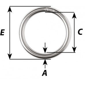 Wichard Ring RVS 5 x 21.5 mm