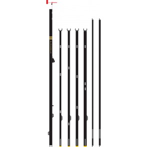 Blacklite optimist mast set compleet