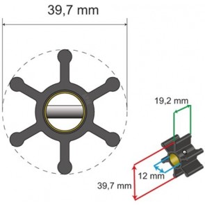 Albin Premium Impeller kit nr. 06-01-002