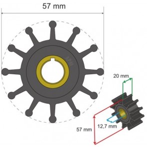 Albin Premium Impeller kit nr. 06-01-013