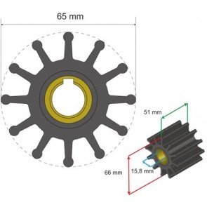 Albin Premium Impeller kit nr. 06-01-019