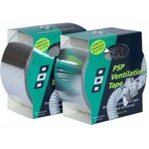 PSP Ventilation tape 50micron plain aluminium foil