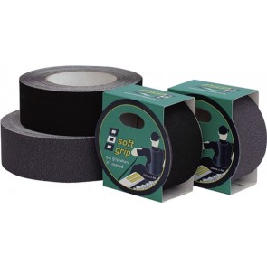 PSP Soft grip rubber zwart 100mm 2m