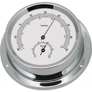 Talamex Thermo-hygrometer verchroomd 125/100mm