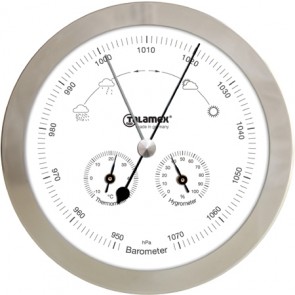 Talamex Baro/thermo/hygrometer rvs 160mm