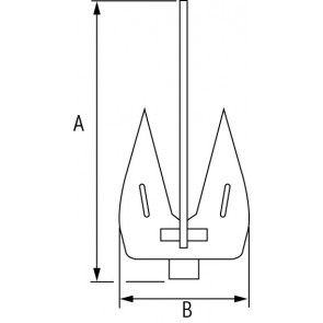 Plastimo Britany anker 3,5kg