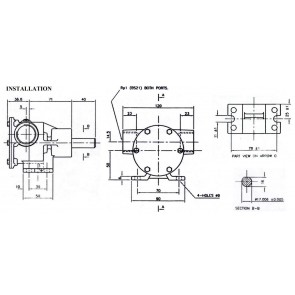 Jabsco Koelwaterpomp 80 l/m 1