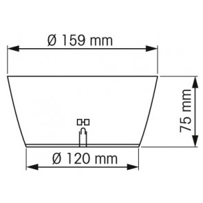 Ketel Offshore 115/Olympic 115 kompas zwart