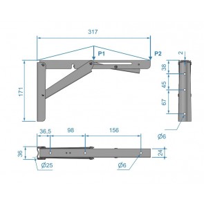 Rvs Steun - X-large