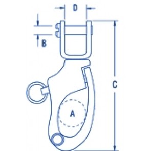 Harken Rolreef furler shackle 884