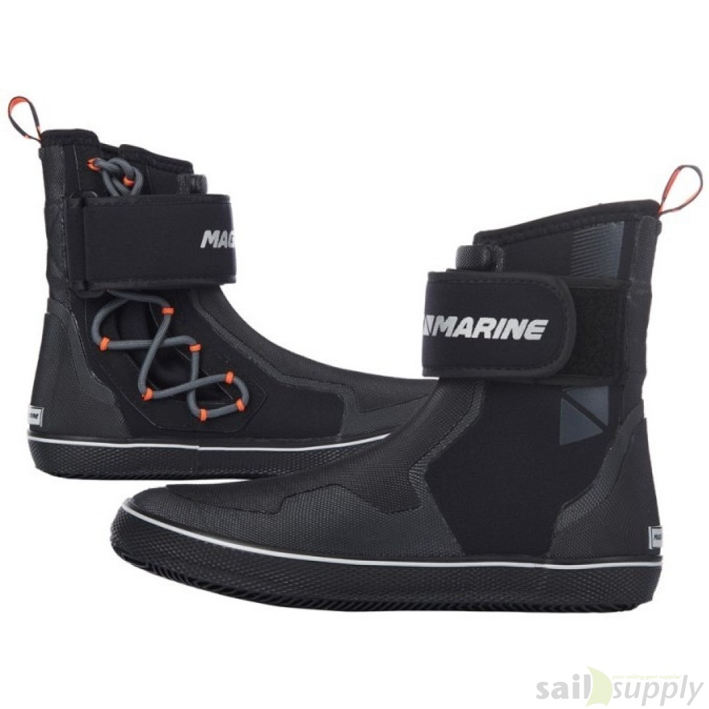 black marine boots